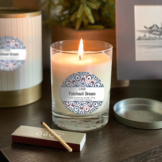 Elegantes Wellness-Center Beauty Product Label Runder Aufkleber