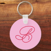 Elegantes Werbe-Logo Monogramm Anfangsbuchstabe Pi Schlüsselanhänger (Rückseite)