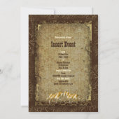 Elegantes Western-Ranch-Party Einladung (Rückseite)