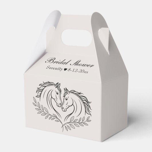 Elegantes Western Rustikales Brautparty Geschenkschachtel (Vorderseite)