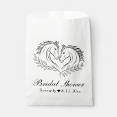 Elegantes Western Rustikales Brautparty Geschenktütchen (Vorderseite)