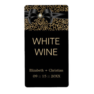 Elegantes Whispers Weinlabel