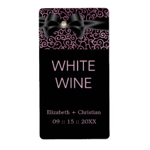Elegantes Whispers Weinlabel