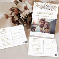 Elegantes White and Gold Rose Vintage Wedding Foto