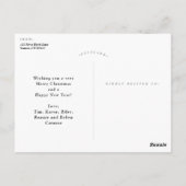 Elegantes White Buffalo Kariertes Foto Postkarte (Rückseite)