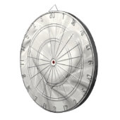 Elegantes White Cream Heart Dartboard Dartscheibe (Vorderseite rechts)