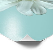 Elegantes White Daisy Foto Print (Ecke)