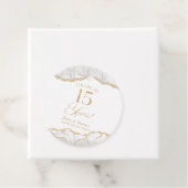 Elegantes White Gold Agate 15-jähriges Party Geschenkanhänger (Beispiel)