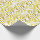 Elegantes White Gold Art Deco Diamant #1 DIY BG Geschenkpapier (Ecke)