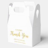 Elegantes White & Gold Wellness-Center Beauty Part Geschenkschachtel (Geöffnet)