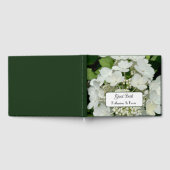 Elegantes White Hydrangea Floral Wedding Gästebuch (Voll)