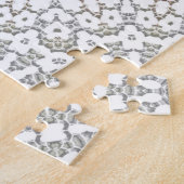 Elegantes White Lace Floral Jigsaw Puzzle (Seite)
