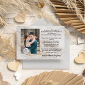 Elegantes White Lace Wedding Foto Vielen Dank