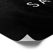 Elegantes White Magnolia Wedding Welcome Poster-Ze Poster (Ecke)