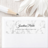 Elegantes White Marble Script Luxuriöse moderne To (Insitu)