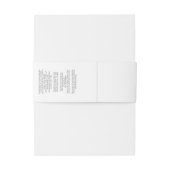 Elegantes White Soap Bly Band (Rückseitenbeispiel)