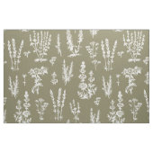 Elegantes White Taupe Herbal Garden Muster Stoff (Fat Quarter (45,7 x 55,9 cm))