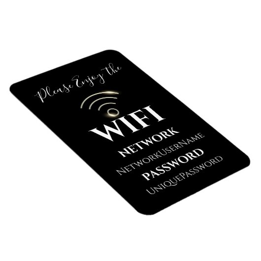 Elegantes WiFi Magnet (Rechte Seite)