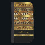Elegantes Wild Mixed Animal Black and Gold Geldbeutel Hülle Für Das Samsung Galaxy S4<br><div class="desc">Elegantes Wild Mixed Animal, Leopard Tiger Zebra Animal Print Black and Gold, Imitate Jewel. Elegante klassiges Handy Handy Girly für Frauen Mädchen Add Name Initials Glitzer (Achtung, das Bild wird dunkler auf Fall erscheinen) Fabuläre Produkt für Frauen, Mädchen, Zizzago erstellt dieses Design BITTE BEACHTEN Sie alle flachen Bilder! Sie haben...</div>