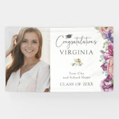 Elegantes Wildblume Abschluss Banner (Horizontal)