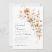 Elegantes Wildblume Blumengebirge Brautparty Einladung (Vorderseite)