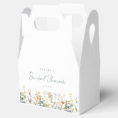 Elegantes Wildblume Brautparty Geschenkschachtel (Geöffnet)