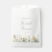 Elegantes Wildblume Brautparty Geschenktütchen (Vorderseite)