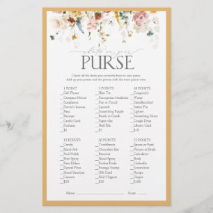 Elegantes Wildblume Gelbes Brautparty Spiel