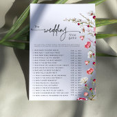 Elegantes Wildblume-Rose Hochzeitsschuhspiel