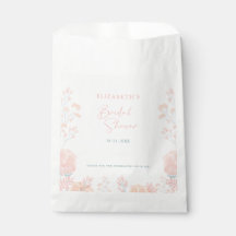 Elegantes Wildblume Wasserfarbenes Brautparty