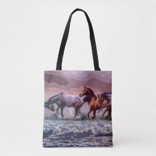 Elegantes Wildes Pferd  Gesamtbeutel Tasche