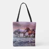 Elegantes Wildes Pferd| Gesamtbeutel Tasche (Rückseite)