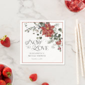 Elegantes Winter-Brautparty Serviette (Beispiel)