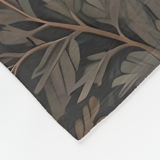 Elegantes Winter Deer Nature Design Fleecedecke (Ecke)