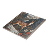 Elegantes Winter Deer Nature Design Fliese (Seite)