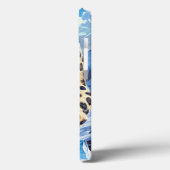 Elegantes Winter Großkatzen Ästhetik Design Case-Mate iPhone Hülle (Rückseite / Links)