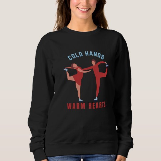 Elegantes Winter-Sport-Design Sweatshirt (Vorderseite)