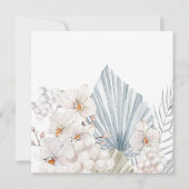 elegantes winterblaues böhmisches Brautparty (Rückseite)