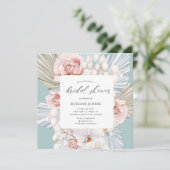 elegantes winterblaues böhmisches Brautparty (Stehend Vorderseite)