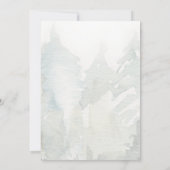 Elegantes Winterwaldgeschlecht offenbart Er oder s Einladung (Rückseite)