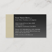 Elegantes winziges rosa achteckiges Muster auf rau Visitenkarte (Rückseite)