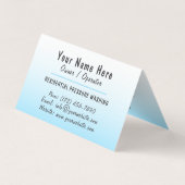 Elegantes Wohnungs-Druckwaschen Vorher Nachher Visitenkarten (Rückseite)