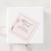 Elegantes Womans Pastel Wildblume Ruhestand Party Geschenkanhänger (Beispiel)