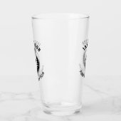 Elegantes Women Golfer Monogram Design Glas (Links)