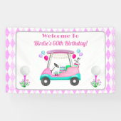 Elegantes Women's Golf Party Banner (Horizontal)