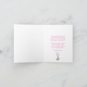 Elegantes Women's Golf Party Cart 62. Geburtstag Karte (Innenseite)