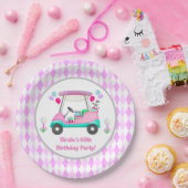 Elegantes Women's Golf Party Pappteller (Party)