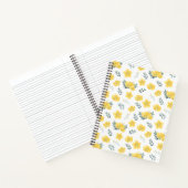 Elegantes Yellow-Blume-Notebook Notizblock (Innenseite)