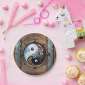 Elegantes Yin-Yang-Zeichen Pappteller (Party)