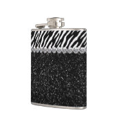Elegantes Zebra Flachmann (Links)